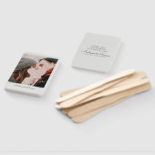 Foto van Modern en Elegant Wedding Hartelijk dank Handwaaier (Niet-gemonteerd)