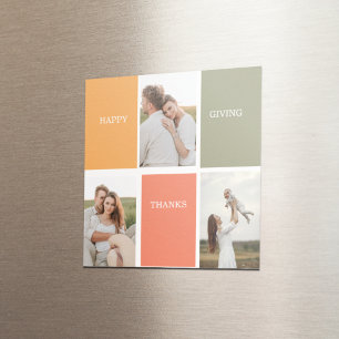 Foto van Modern Family Collage Happy Thanksgivin Magneet