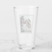 Foto van modern grijs liefdesscript glas (Achterkant)