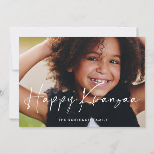 Foto van Modern Happy Kwanzaa Feestdagenkaart