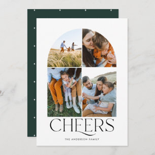 Foto van modern multi-foto groen kerstfeest 4