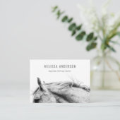 Foto van moderne Equine Chiropractor Physiotherapi Visitekaartje (Staand voorkant)