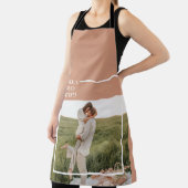 Foto van moderne familie | Dankful Blessed Gratefu Schort (Insitu)