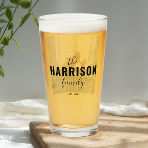 Foto van moderne familie glas