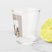 Foto van moderne familie | Joyful Merry Blessed Shot Glas (Rechts)