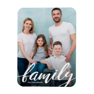 Foto van moderne familie magneet
