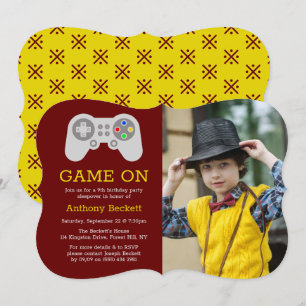 Foto van moderne gamer Any Age Birthday Kaart