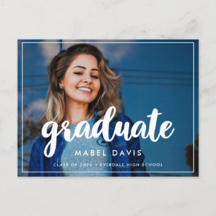 Foto van moderne graduatie-partij briefkaart