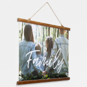 Foto van moderne typografie hangend wandkleed (Gebogen)