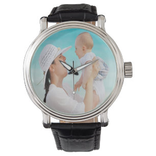 Foto van moeder en baby horloge