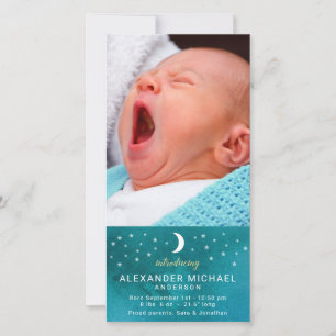 Foto van Moon en Stars Aankondiging Baby