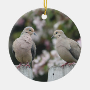 Foto van Mourning Doves Keramisch Ornament