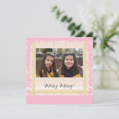 Foto van mousserende tweelingen, monogrammen (Staand voorkant)