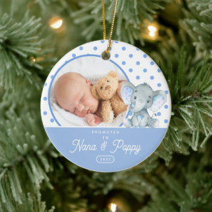 Foto van Nana & Poppy Baby Boy Keramisch Ornament