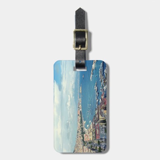 Foto van Napels, Italië Bagagelabel (Voorkant verticaal)