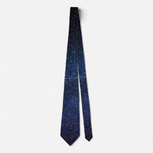 Foto van Navy Blue Milkyway Nightsky Galaxy Stropdas