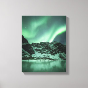 Foto van Northern Lights Canvas Afdruk