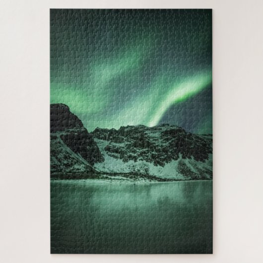 Foto van Northern Lights Legpuzzel (Verticaal)