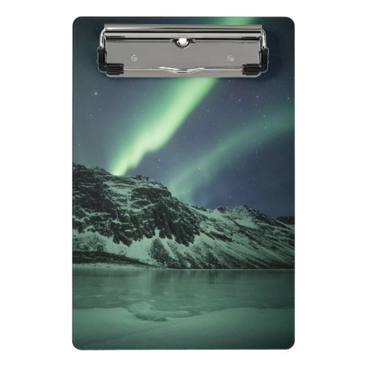 Foto van Northern Lights Mini Klembord (Voorkant)