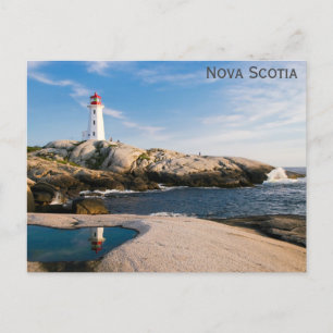 Foto van Nova Scotia Lighthouse Revel Briefkaart