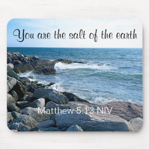 Foto van Ocean Salt van de Earth Bible Verse Muismat
