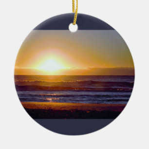 Foto van Ocean Sunrise Keramisch Ornament