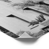 Foto van Old Jail St. Augustine Florida B&W Poster (Hoek)