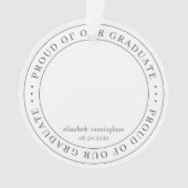 Foto van onze Afstuderen 20XX Moderne Afstuderen f Ornament (voorkant)