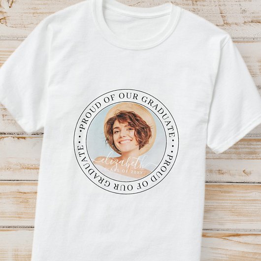 Foto van onze Afstuderen 20XX Moderne Afstuderen f T-shirt