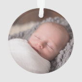 Foto van onze eerste kerstgrootouders ornament (achterkant)