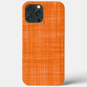Foto van Oranje textiel iPhone 13 Pro Max Hoesje