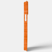Foto van Oranje textiel Case-Mate iPhone Case (Achterkant / Rechts)