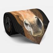 Foto van paardengezicht stropdas (Opgerold)