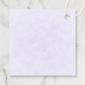 Foto van  Paarse Spring Crocus Moederdag Bedankjes Labels (Achterkant)