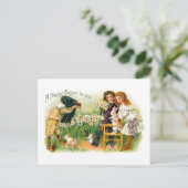  foto van Pasen Bunny Feestdagenkaart (Staand voorkant)