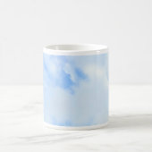 Foto van Peaceful Light Blue Sky Simple Koffiemok (Center)