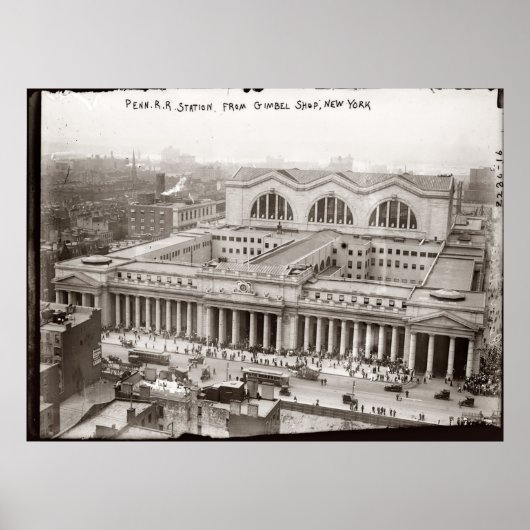 Foto van Penn Station  (1910) Poster (Voorkant)