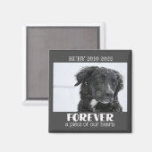 Foto van Pet Memorial Magneet (Voorkant / Achterkant)