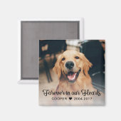 Foto van Pet Memorial Magneet (Voorkant / Achterkant)