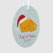 Foto van Pet - Speciaal Oranje tablet Ornament (voorkant)