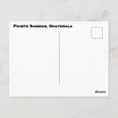 foto van Peurto Barrios Briefkaart (Achterkant)