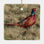 Foto van Pheasant Keramisch Ornament (Achterkant)