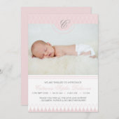 Foto van Pink Diamond Pattern Aankondiging (Voorkant / Achterkant)