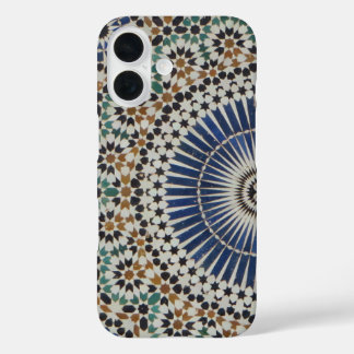 Foto van prachtige Marokkaanse mozaïek tegel iPhone 16 Hoesje