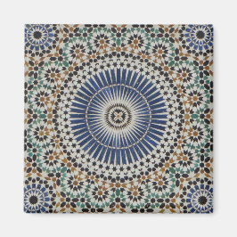 Foto van prachtige Marokkaanse mozaïek tegel Magneet