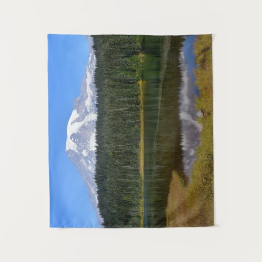 Foto van Rainier en Reflection Lake Wandkleed (Voorkant)