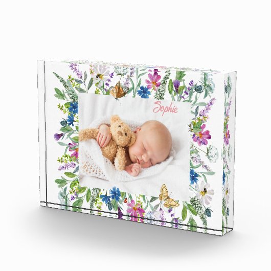 Foto van rand met wilde bloemen (Rechts)