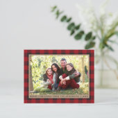 Foto van Red Pset Kraft Briefkaart (Staand voorkant)