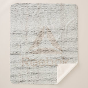 Foto van Reebok op de muur Sherpa Deken