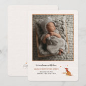 Foto van Ref Fox Cub - Aankondiging van geboorte (Voorkant / Achterkant)